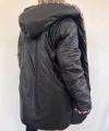 Çift Taraflı Beli Bağcıklı Mont