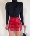 Dik Yaka Pileli Crop