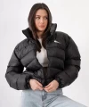Marka Boğumlu Crop Mont