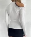 Tek Omuz Zincir Detay Crop