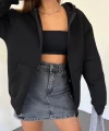 3 İplik Şardonlu Oversize Hırka