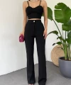 Askılı Crop İkili Takım