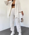 Desenli Kimono İkili Takım
