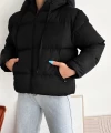 Kapşonlu Basic Şişme Mont