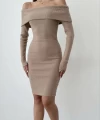Madonna Yaka Kaşkorse Elbise