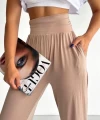 Paça Lastikli Şalvar Pantolon