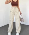 Soft Kumaş Kargo Pantolon