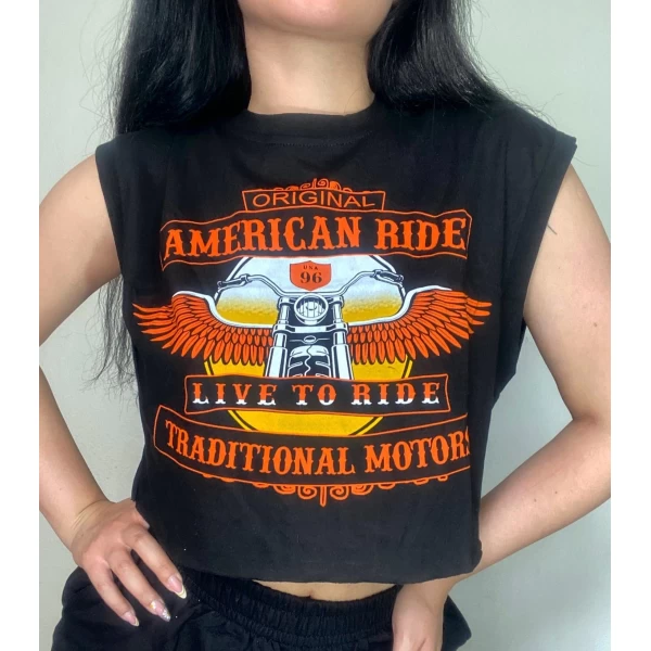 Ride crop thsirt