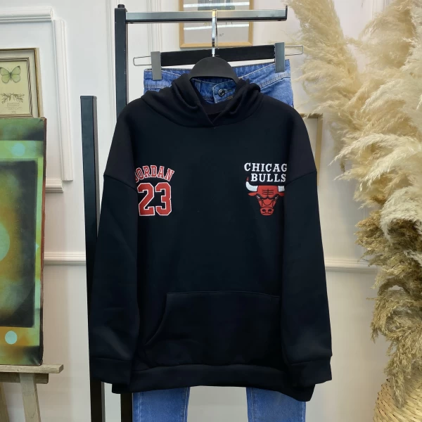 Bulls üç iplik sweatshirt