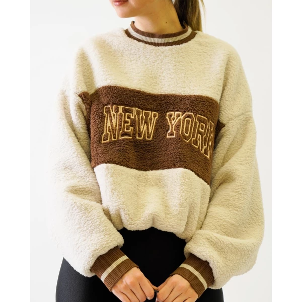 Newyork Peluş Sweatshirt