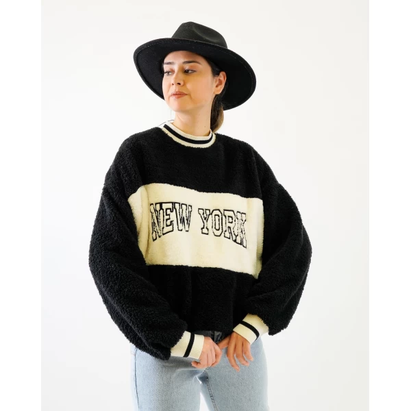 Newyork Peluş Sweatshirt