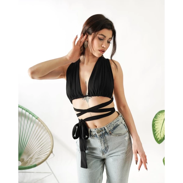 Boyundan Bağlamalı Crop