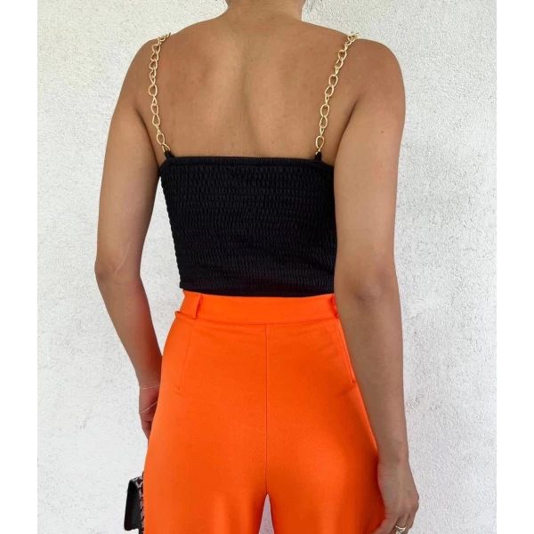 Zincir Detay Gloplu Crop