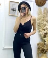 Çapraz alttan çıtçıtlı bluz