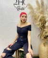 Kaşkorse önü büzgülü crop