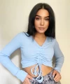 Büzgülü kaşkorse crop