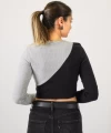Çift Renk Kaşkorse Crop