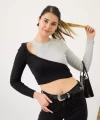 Çift Renk Kaşkorse Crop