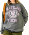 Maryland yıkamalı sweatshirt