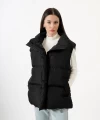Siyah Şişme Puffer Yelek
