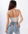 Beyaz Askılı Yan Detay Crop