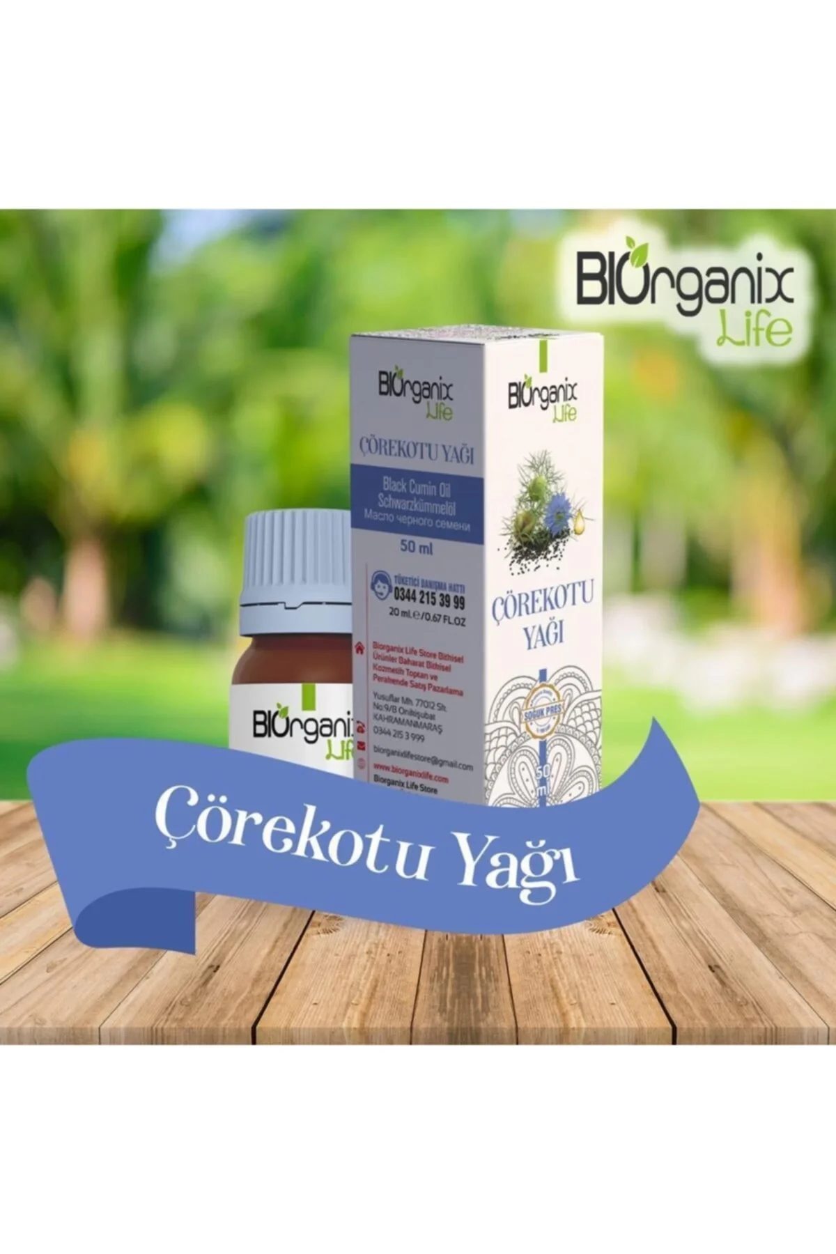Biorganix Life Çörekotu Yağı 50 Ml