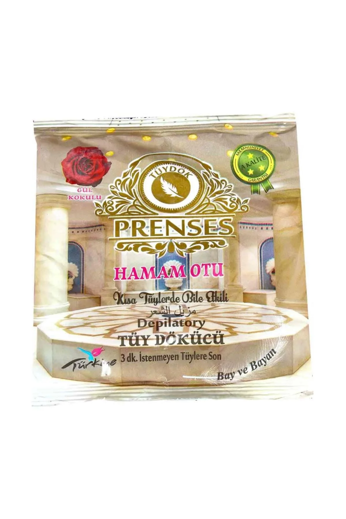 Gül Kokulu Tüy Dökücü Hamam Otu Tozu 150gr X 10 Adet