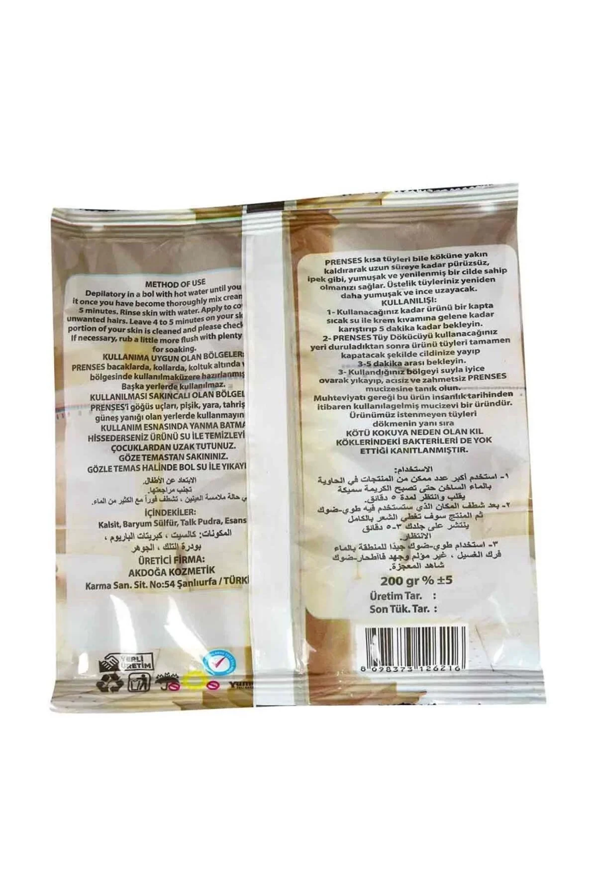 Gül Kokulu Tüy Dökücü Toz Hamam Otu Tozu 150gr X 5 Paket