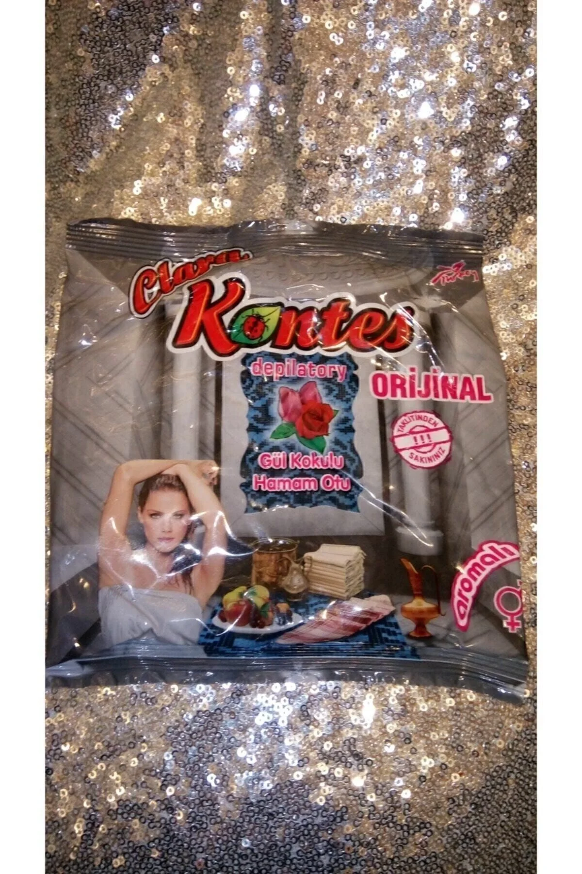 Hamam Otu Tozu (Gül Kokulu) 5 Adet