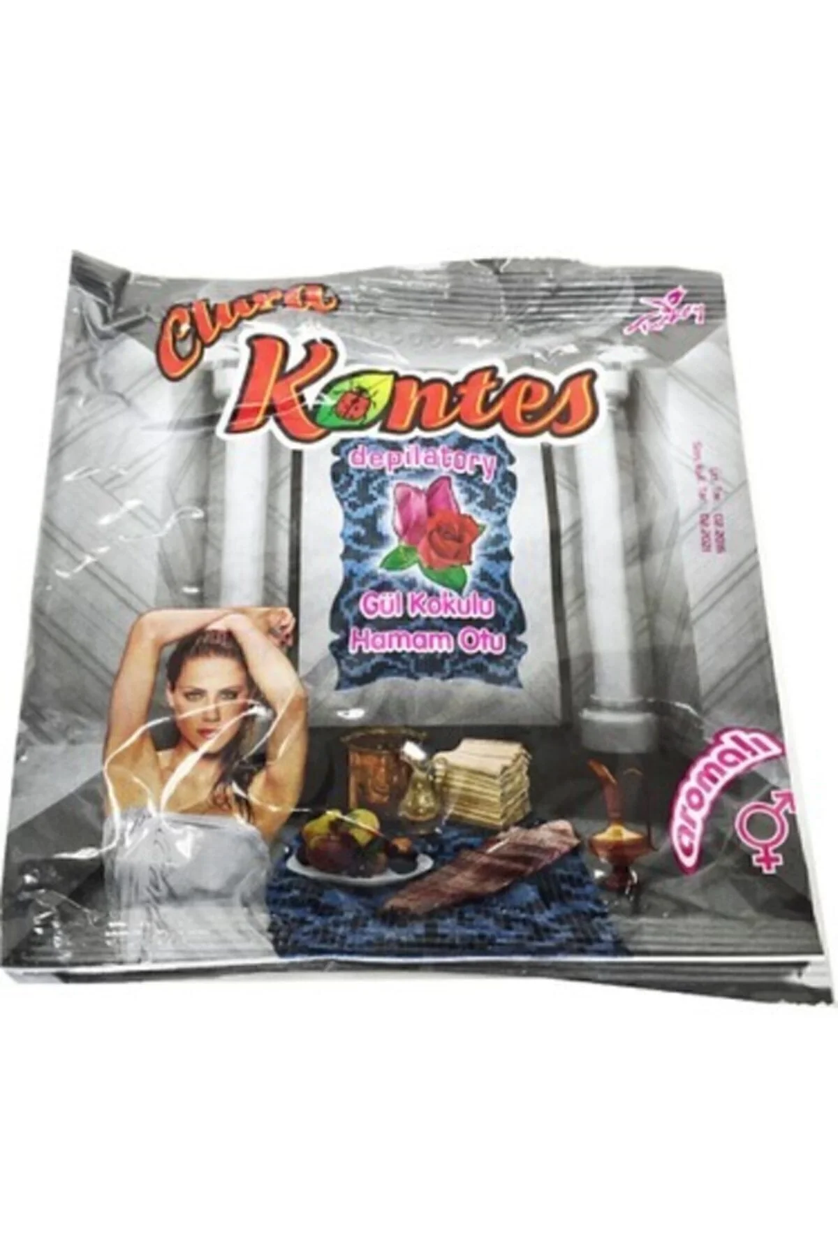 Gül Kokulu Hamam Otu Tozu - Hamamotu Zırnık Otu 3 Paket