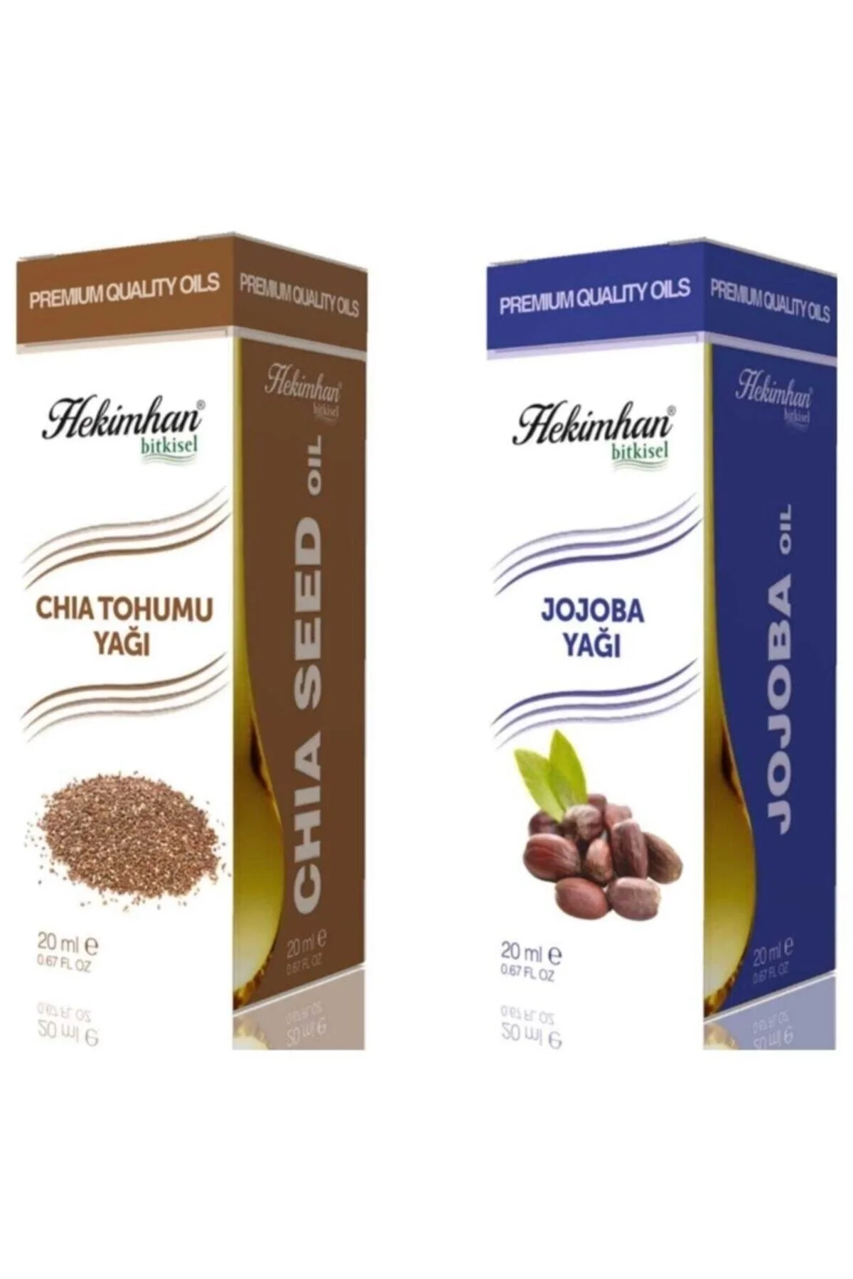 Chıa Tohumu Yağı 20 ml Ve Jojoba Yağı 20 ml Avantaj Paketi