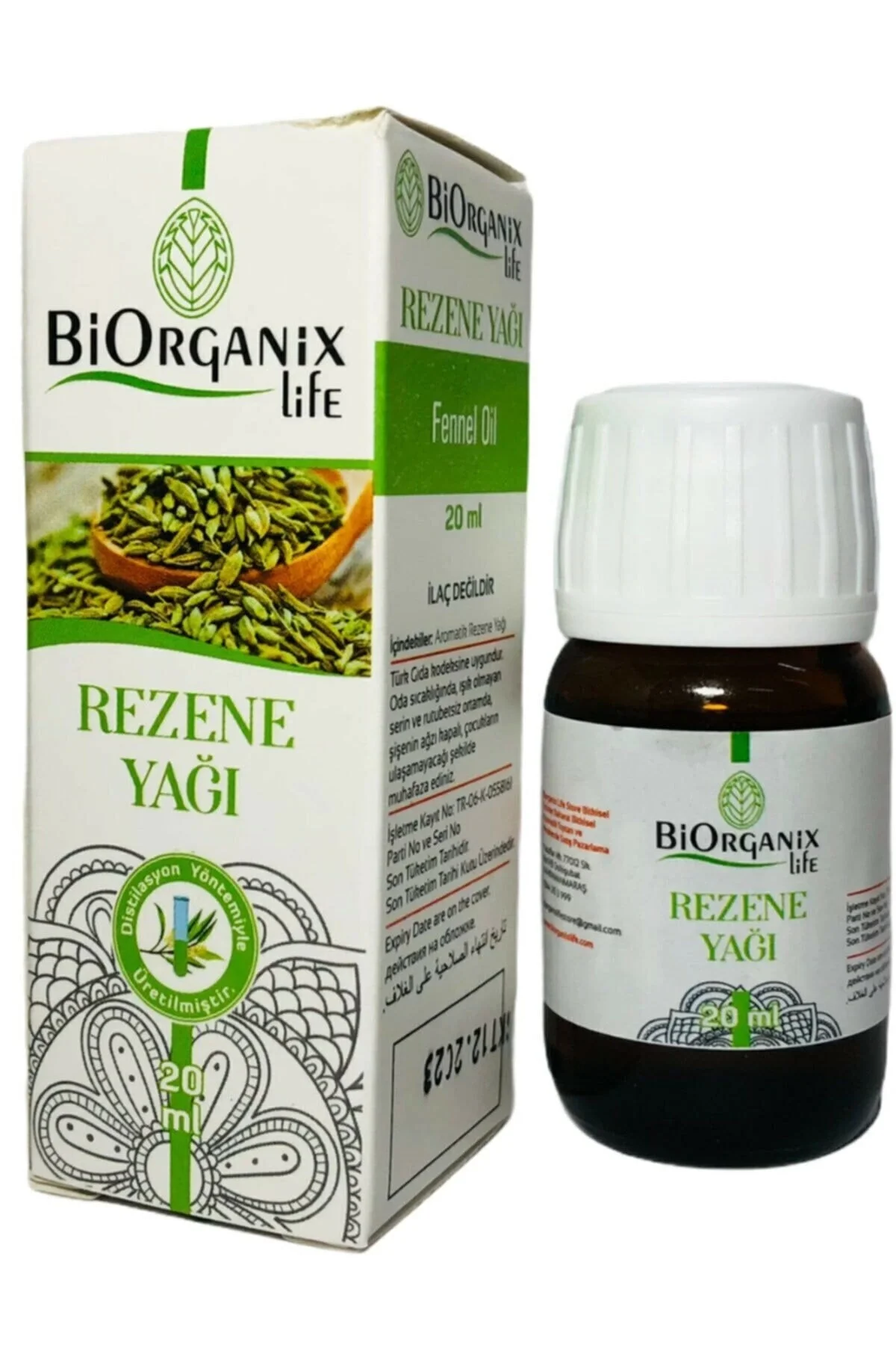 6 Adet Rezene Yağı 20 Ml Bıo