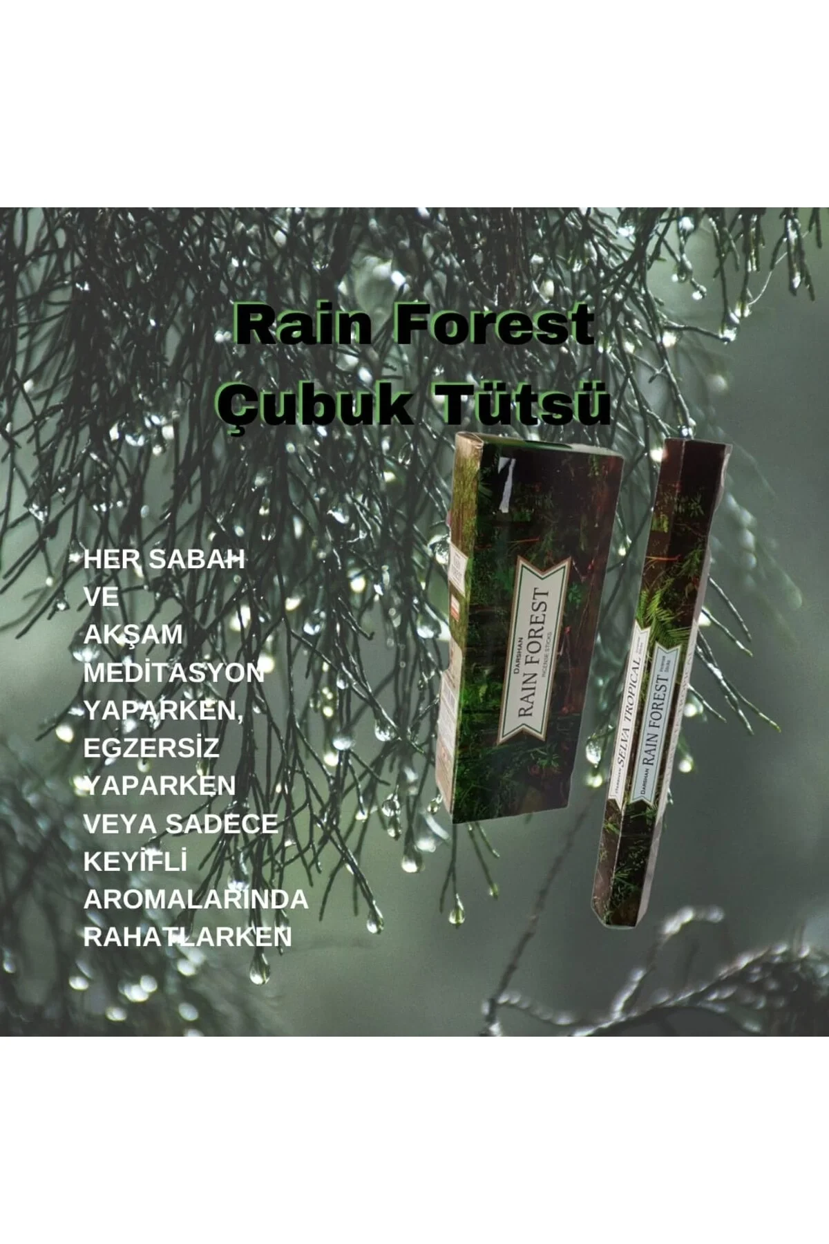 Rain Forest ( Yağmur Ormanı ) Tütsü 20 Çubuk