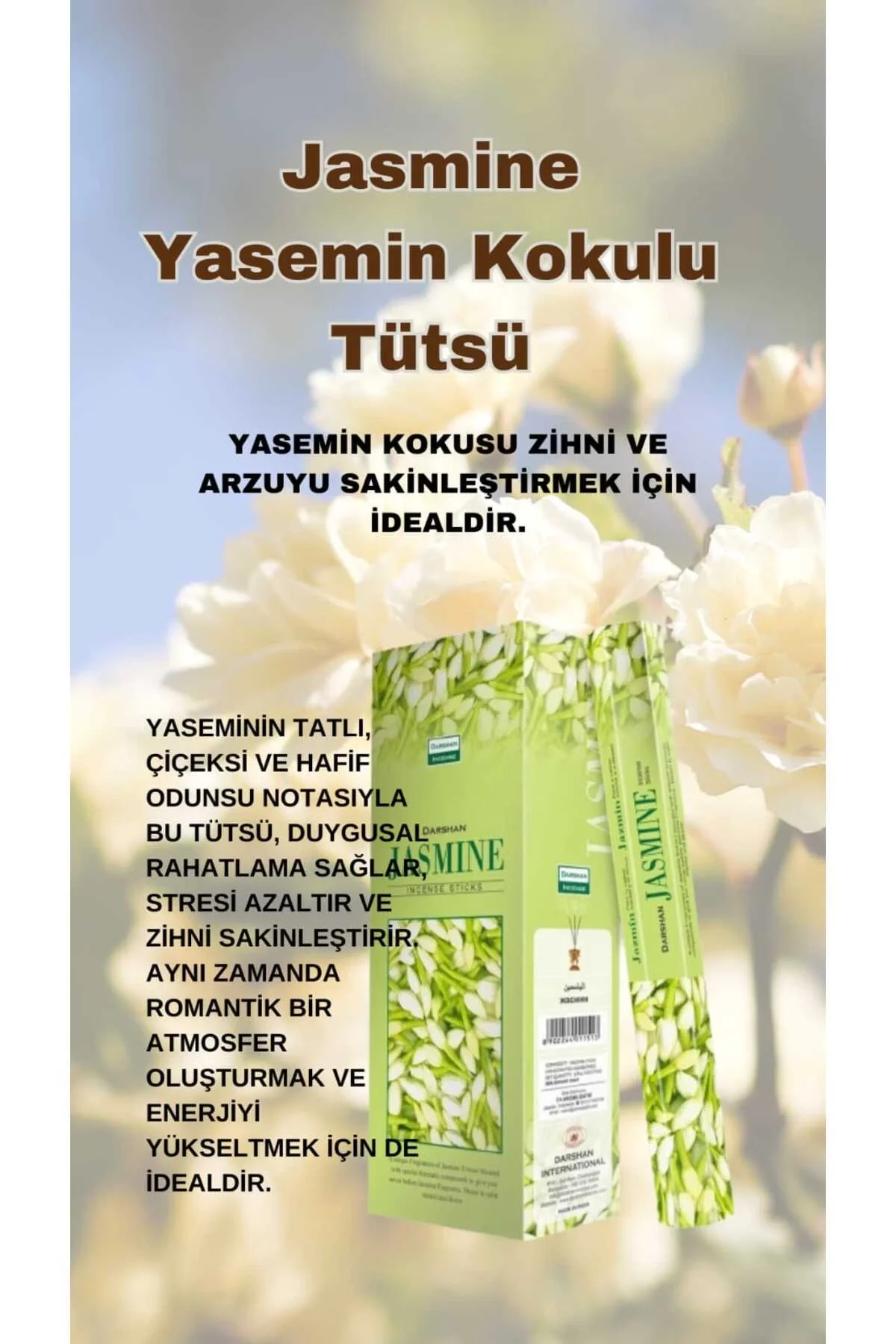 Yasemin Terapi Tütsüsü 20 çubuk