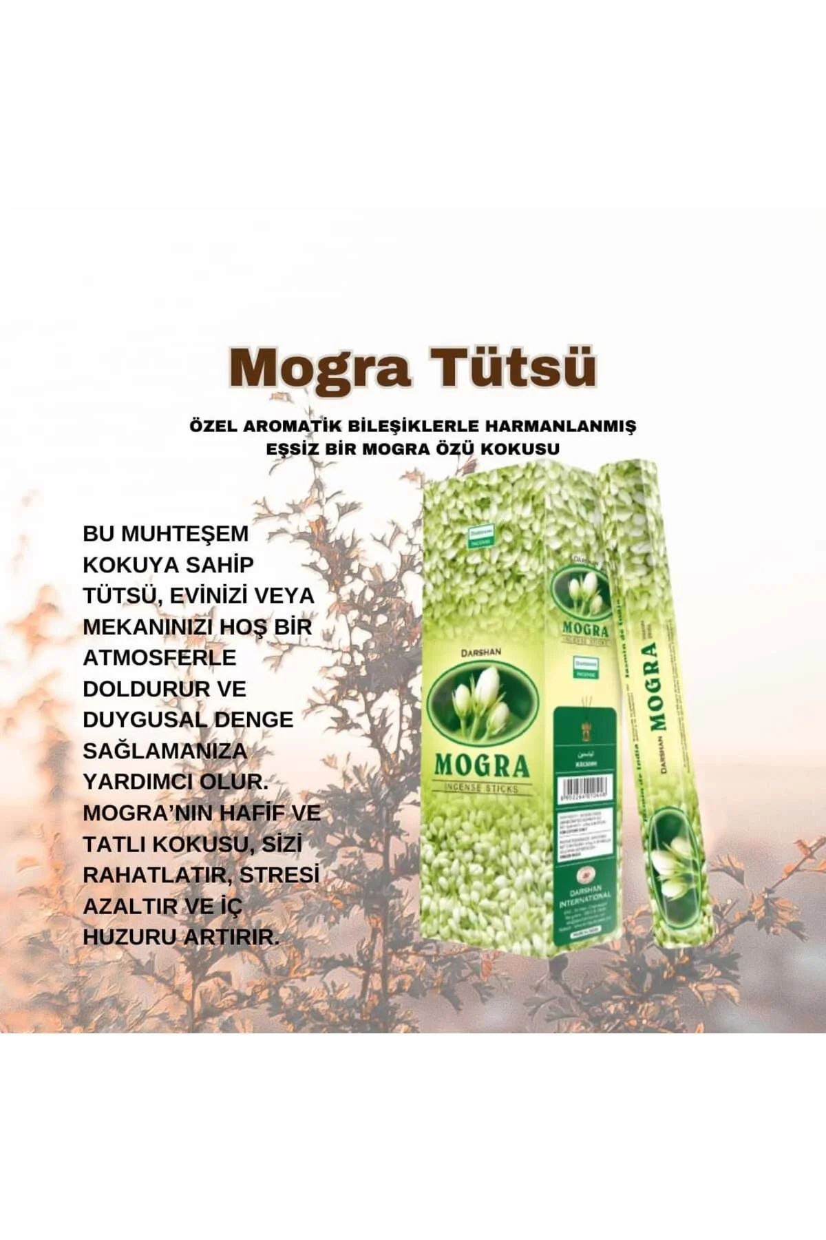 Mogra ( Denge ) Tütsüsü 20 Çubuk