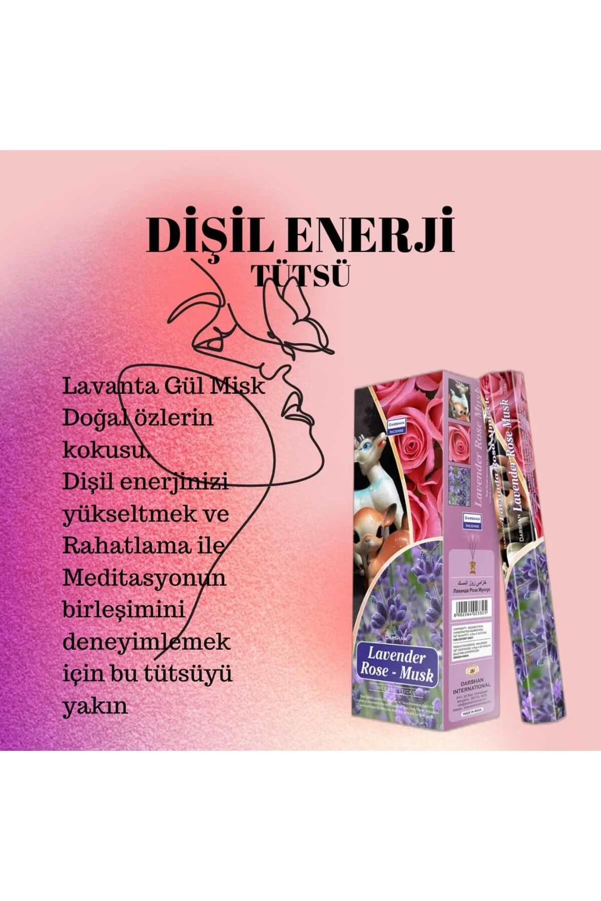 Dişil Enerji Tütsü 20 çubuk