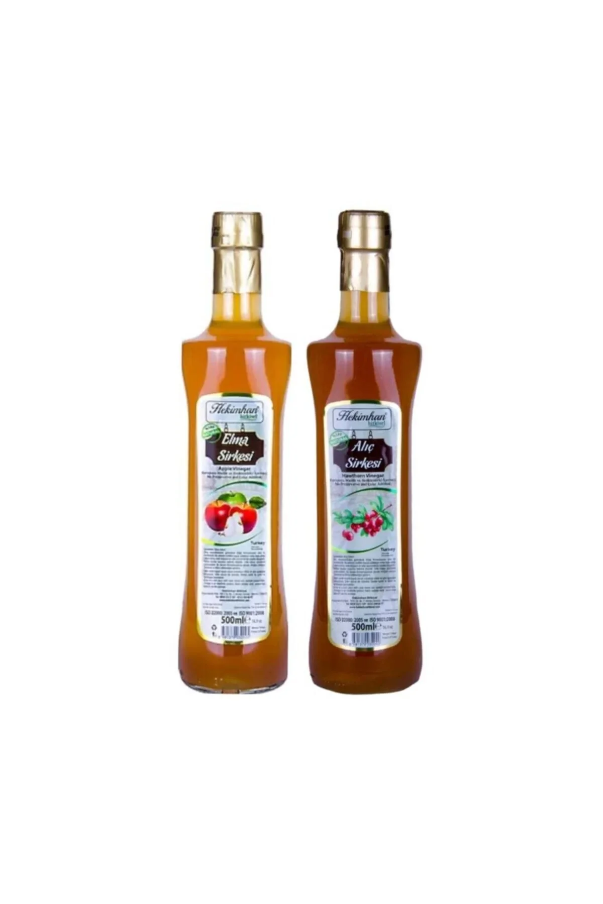 Alıç Ve Elma Sirkesi Doğal 500ml 2 Adet