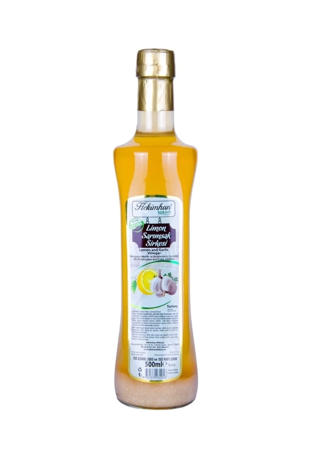 Sarımsak Limon Sirkesi 500 Ml 3 Adet