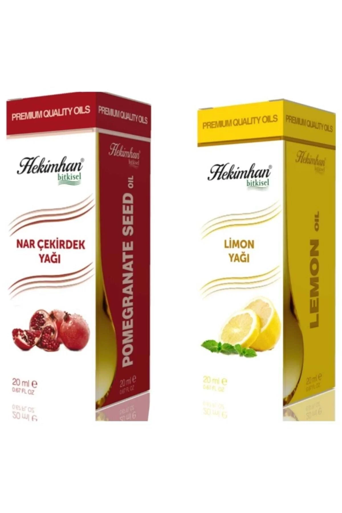 Nar Çekirdek Yağı 20 ml ve Limon Yağı 20 ml