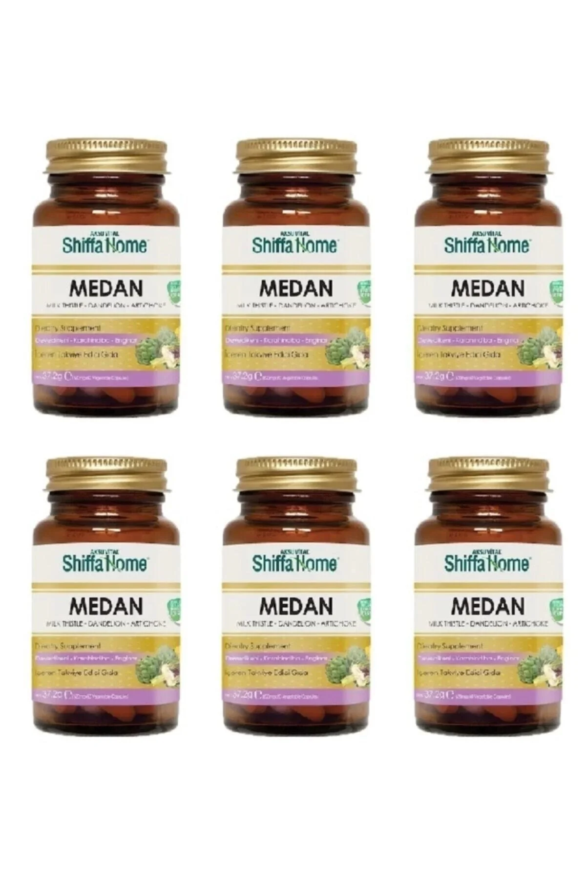 Shiffa Home 6 Adet Medan Kapsül 60 Kapsül X 620mg