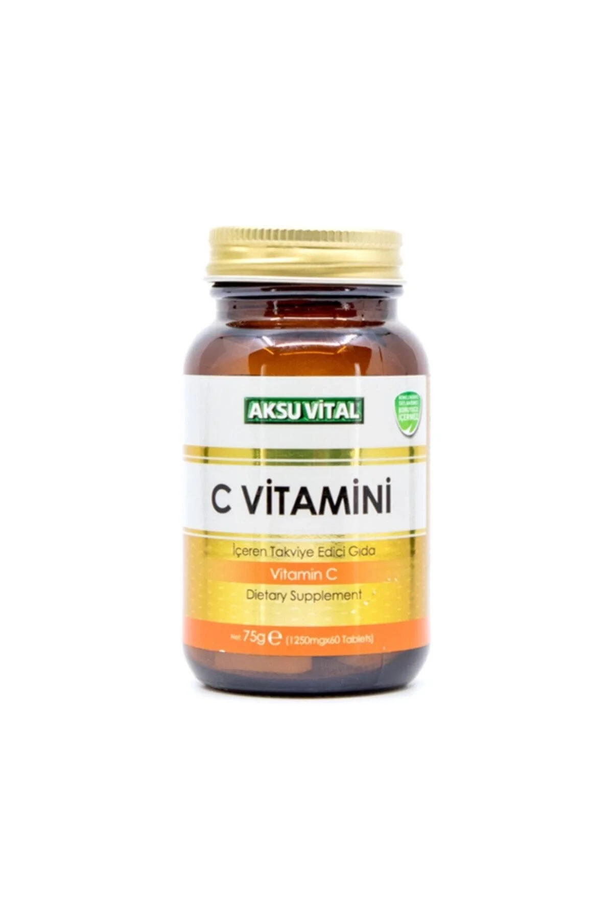 Aksuvital C Vitamin 60 Tablet 1250 Mg