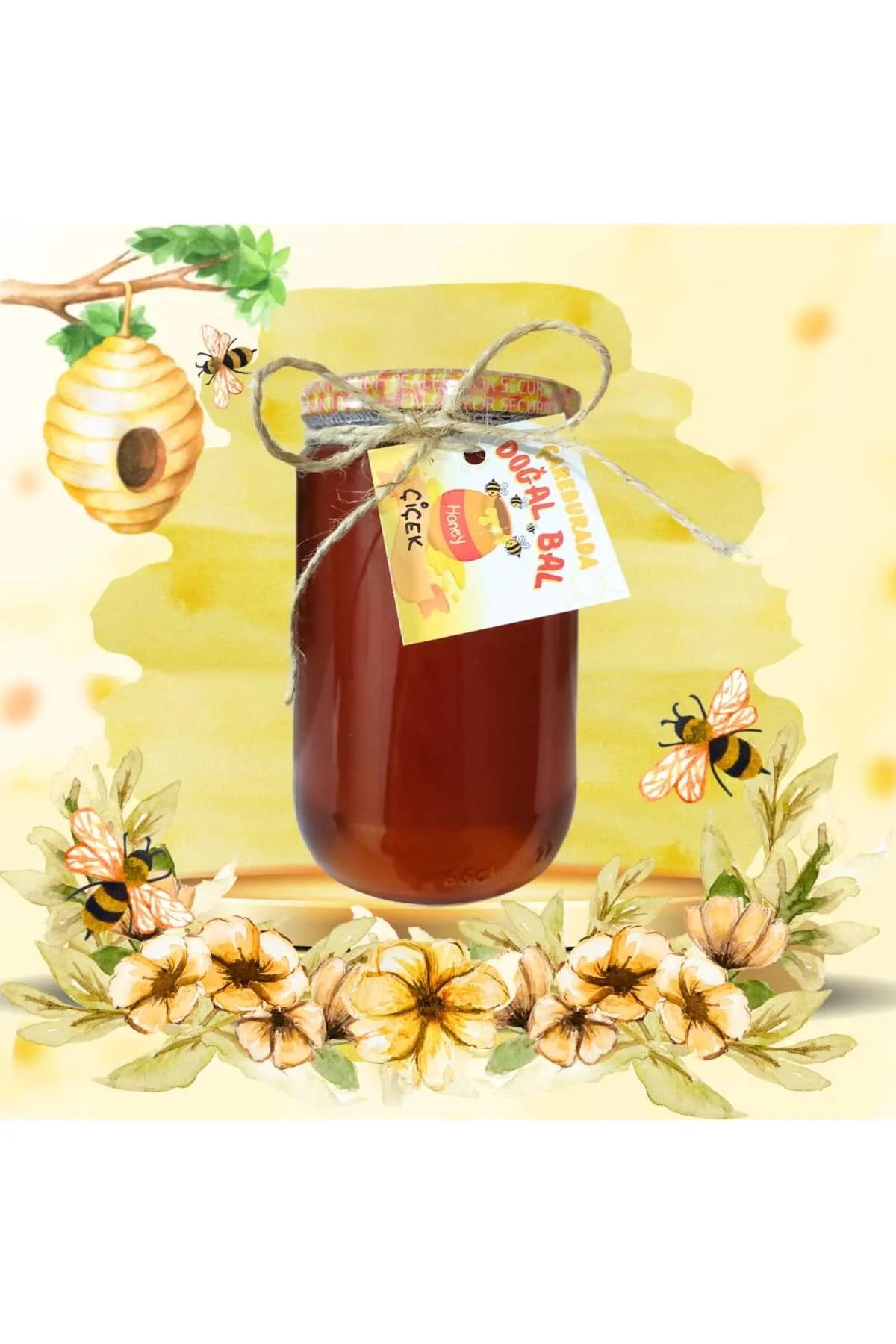 Antalya Bölgesi Doğal Çiçek Balı 850 gr