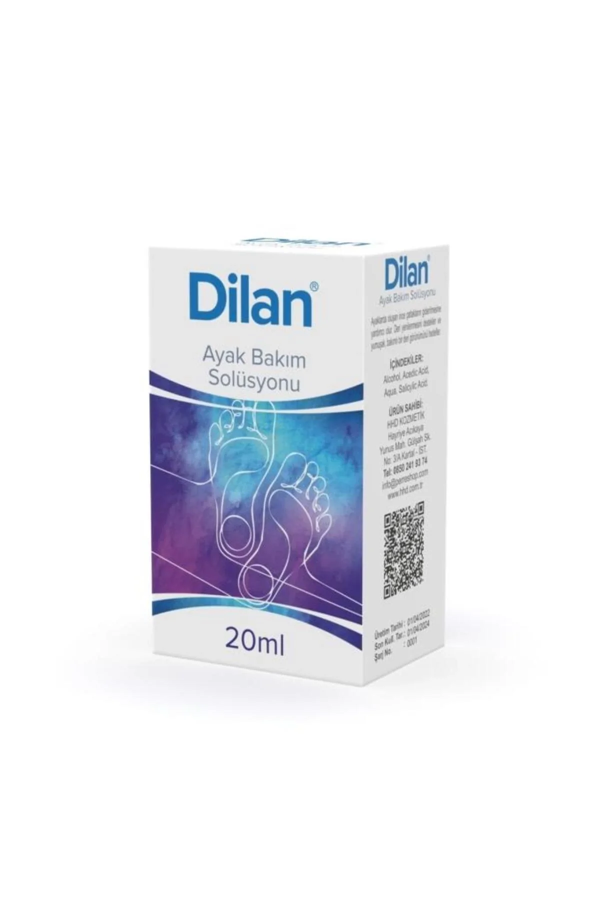 Nasır Ve Topuk Çatlak Ayak Bakım Solüsyonu 20ml