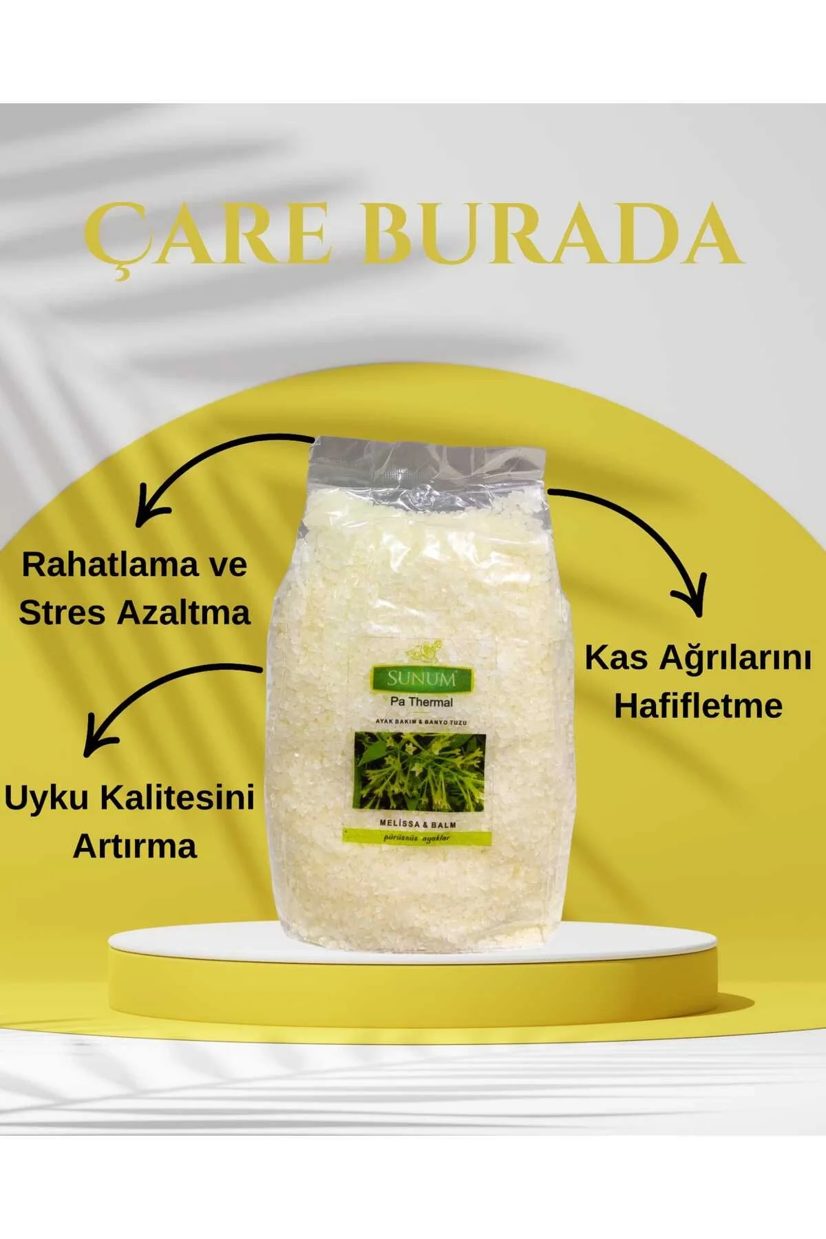 Ayak Bakım Banyo Tuzu Melisalı