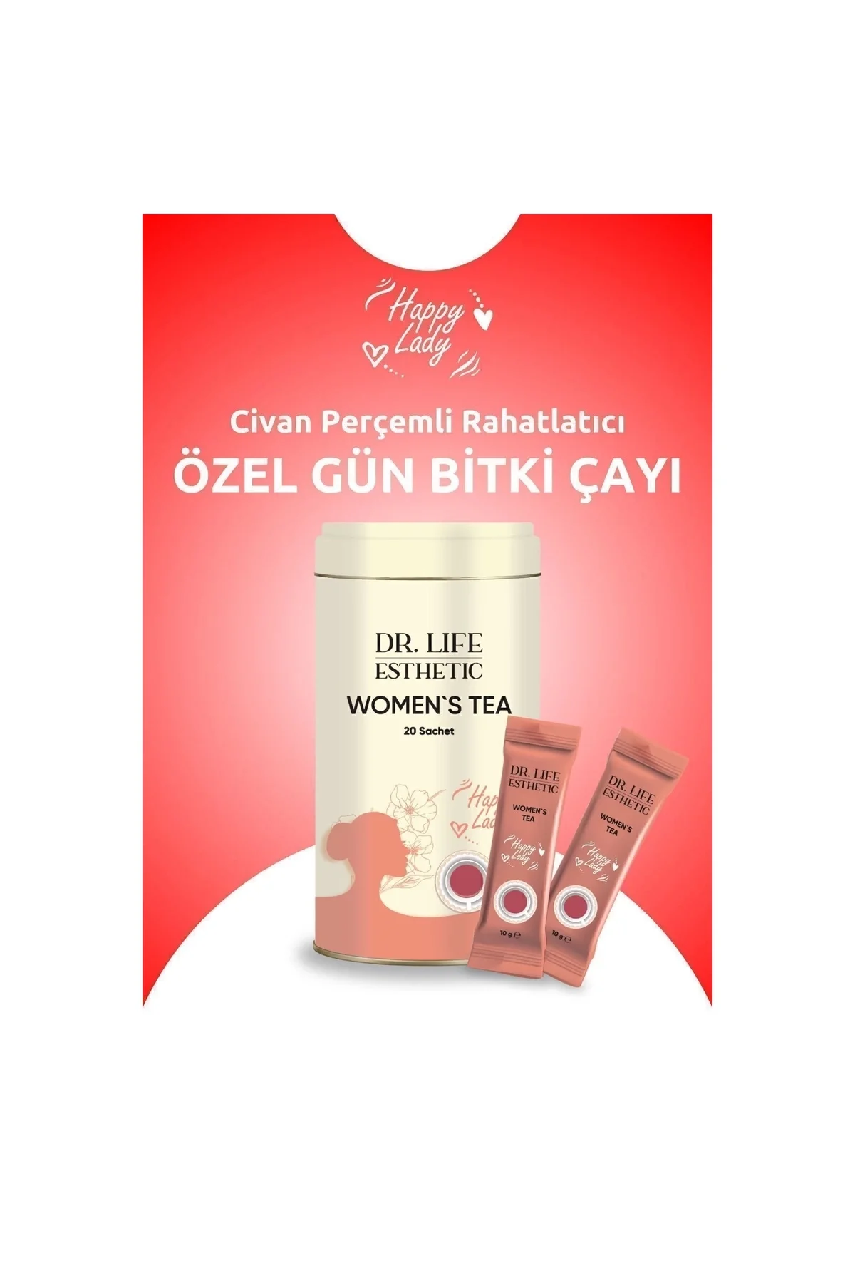 Happy Lady Civan Perçemli Rahatlatıcı Özel Gün Bitki Çayı