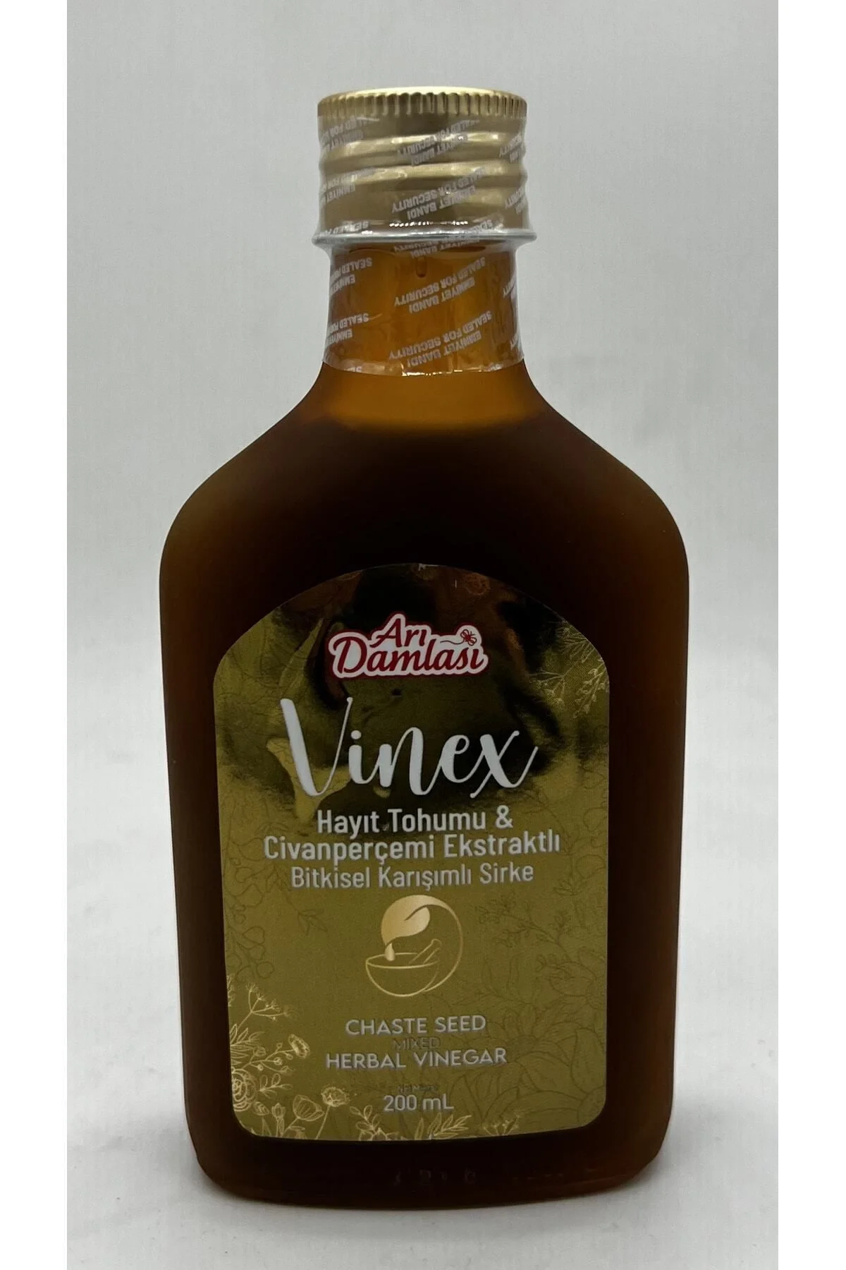 Hayıt Tohumu Civan Perçemi Ekstraktlı Bitkisel Sirke 200 ML