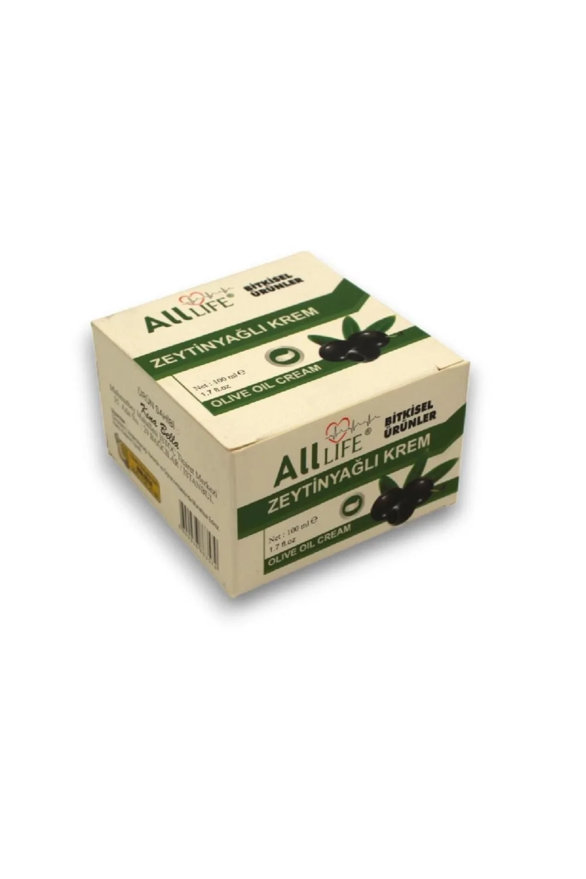 All Life Zeytinyağlı Cilt Bakım Kremi 100 ml