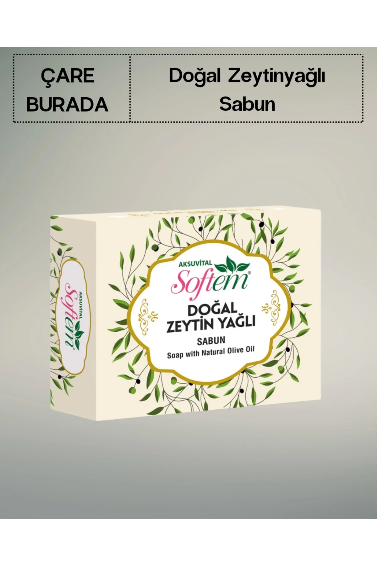 Doğal Zeytin Yağlı Sabun 130 gr