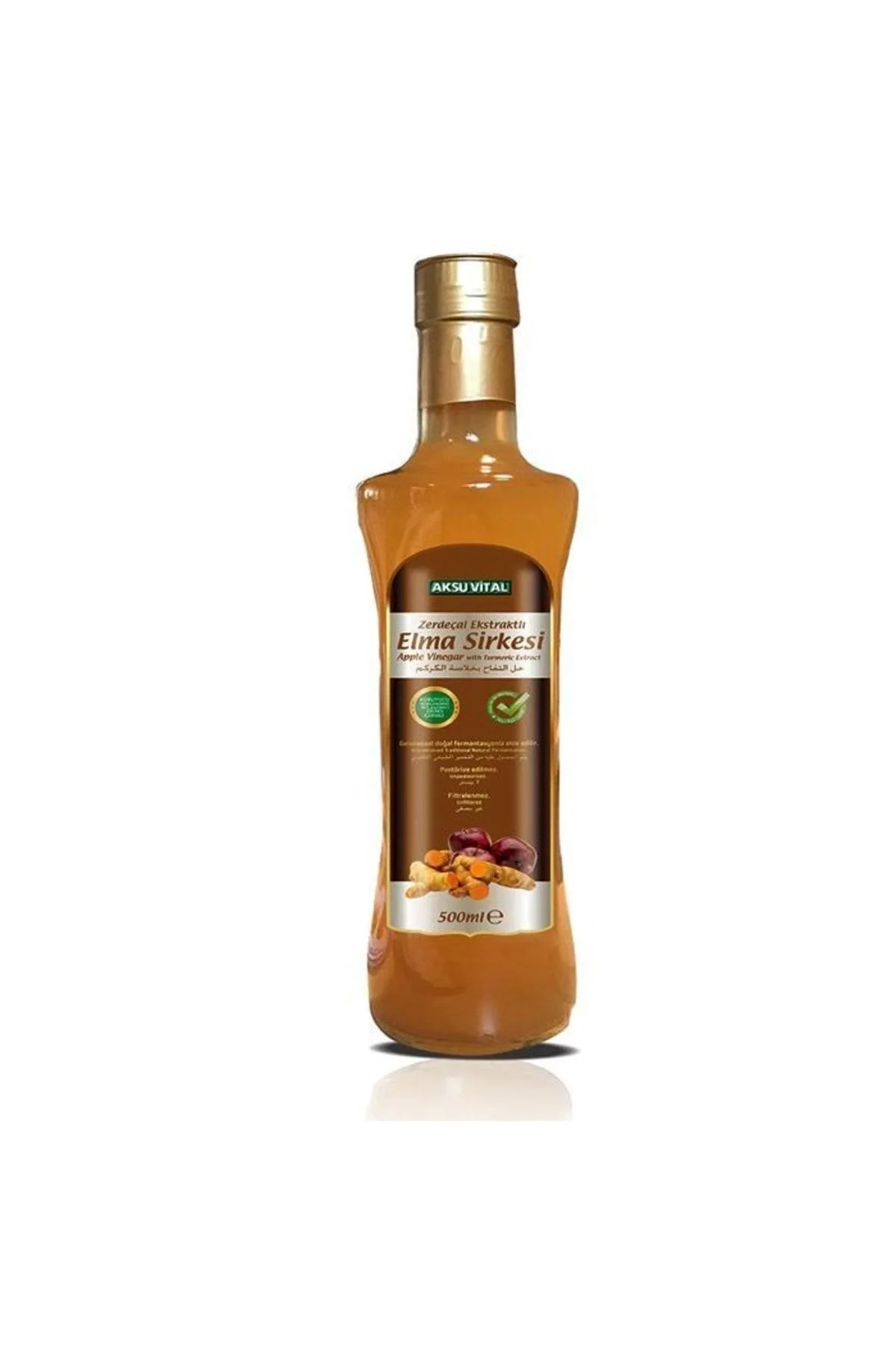 Zerdeçallı Elma Sirkesi 500 ml