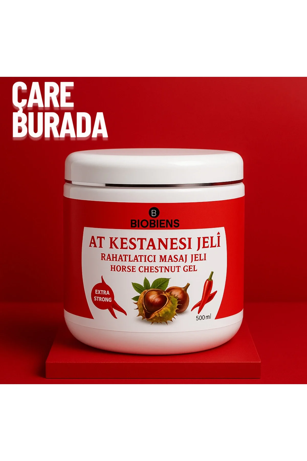 Sıcak At Kestanesi Masaj Jeli 500 ml